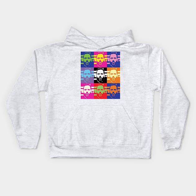 Jack Smith - Pop Art 1 Kids Hoodie by Tainted